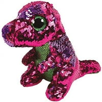 Dinosaur s ružičastim i zelenim šljokicama-6 3