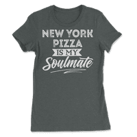 Smiješna majica s natpisom na popisu-Pizza je moja srodna duša