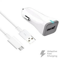 IXIR HTC DESILE DUAL SIM CHARGER MICRO USB 2. KABELNI KIT BY TRUWIRE {CAR CHAR CHARGER + MICRO USB kabel} True Digital Adaptive Brzo