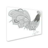 Zaštitni znak likovna umjetnost Cock-a-doodle Canvas Art by Hello Angel