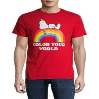 Kikiriki muške i velike muške Snoopy ponos ponos i boju vaše svjetske grafičke majice, 2-pack