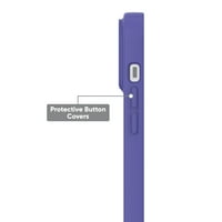 onn. Magsafe kompatibilni silikonski slučaj telefona za iPhone Pro - Purple