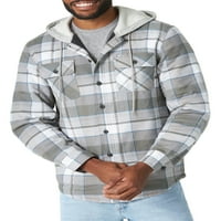 Muška jakna od košulje s prošivenom podstavom