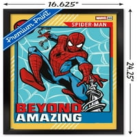 Comics Comics-Spider-Man: izvan nevjerojatnog - zidni Poster-razglednica, uokviren 14.725 22.375