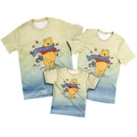Majice za dječake i malu djecu s medvjedom Vinnie Disneia majica s okruglim vratom s printom božićni poklon za dječake i Djevojčice
