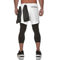Muške modne sportske hlače za fitness u novom stilu s unutarnjim džepom za fitness