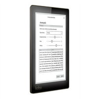 Kobo Aura - Ebook Reader - GB - 6 Monochrome E Ink - MicroSD utor - Wi -Fi - teksturirana crna