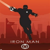 Herojska silueta u Mumbaiju - plakat na zidu Iron Man, 22.375 34