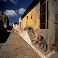 Stara ulična scena, Trinidad, Kuba ispis plakata Gavriela Jackana