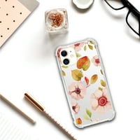 Essentials iPhone mini futrola za telefon, anemone cvjetovi narančasti