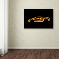 Zaštitni znak likovna umjetnost 'Lamborghini Diablo' platno umjetnost Octavian Mielu