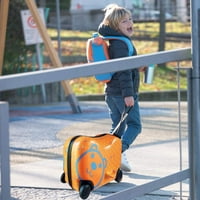 Dječja torba za prtljagu s višenamjenskim remenom i uvlačivom ručkom - Medvjeđi karakter