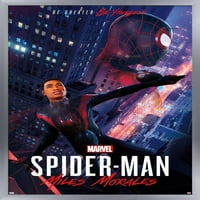 Spider-Man: miles Morales-pozirajući zidni Poster, 14.725 22.375
