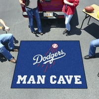 - Los Angeles Dodgers Man Cave Dielgater prostirka 5'x6 '