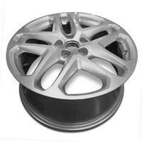 Naplatak kotača iz 2013. - U-M-u sa srebrnim aluminijskim naplatkom s ravnim slijetanjem