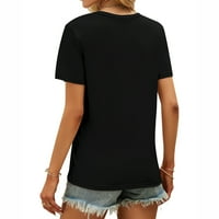 4. srpnja Amand šarene ženske majice kratkih rukava s atraktivnim dizajnom-Slatki vrhovi za ljeto