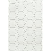 Nuloom Veronica Geometric Honeycomb Područje prostirke, 4 '3 6', bež