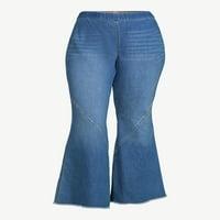 Sofia Jeans by Sofia Vergara Women Plus Size Melisa High Rise Super Flare Povuci na trapericama