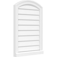 16 W 40 H ARCH GORNA PODRUČJA PVC GABLE BENT: Nefunkcionalan, W 2 W 2 P Brickmould Sill Frame