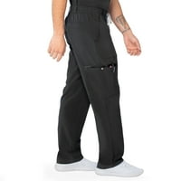 Muške teretne hlače s četiri džepa U donjem dijelu: Moderni kroj, sužene noge, medicinske hlače za piling 9254