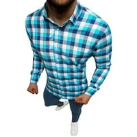 Muške košulje s dugim rukavima, zimske casual košulje s printom, modne majice, bluze, košulje