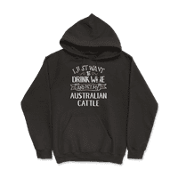 Australska pastirska majica za ljubitelje vina i vlasnike pasa