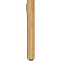 Ekena Millwork 4 W 30 d 34 h Tradicionalni obrtnik grubi pilani nosač, zapadni crveni cedar