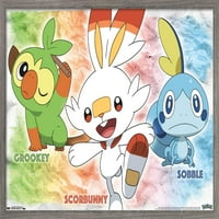 Pokemon: mač i štit-Grupni zidni poster, 14.725 22.375