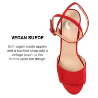Ženske sandale na platformi od veganske kože iz kolekcije širokih potpetica