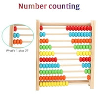 Drveni Abakus Igračka Matematika drvena igračka brojevi edukativna igra savršene igračke za malu djecu Igračke za logično razmišljanje