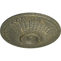 Stolarija od 1 do 2 1 do 2 do stropnog medaljona, ručno oslikana u orahu lješnjaka od lješnjaka