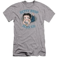 Betty Boop - Jean Co - Приталенная košulja premium klase kratkih rukava - Velike dimenzije