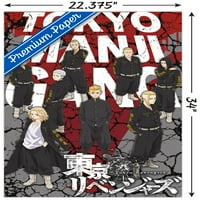 Tokijski Osvetnici - Zidni plakat bande Tokio manji, 22.375 34
