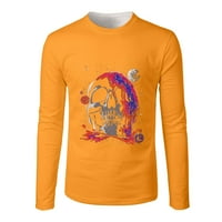 Majica Muška Casual jesen / zima majica dugih rukava s okruglim vratom majica s printom 3th majica bluza