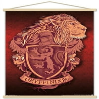 Čarobni svijet: Hari Potter - Zidni plakat Griffindorovog lava u magnetskom okviru, 22.375 34