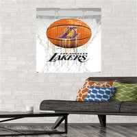 Los Angeles Lakers - plakat za kapljice kuglice, 22.375 34