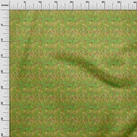 Jednobojna pamučna svilena svijetlozelena tkanina materijal za haljinu batik tkanina s otiskom širine dvorišta