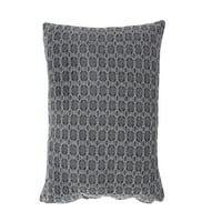 Kućni piper tkani geometrijski ukrasni jastuk, 18, sivi