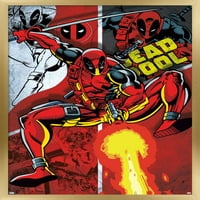 Comics Comics-Deadpool-plakat-kolaž na zidu, 14.725 22.375