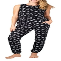 Pidžama gumb za ovratnik prema gore s odgovarajućim kratkim hlačama Poliester mješavina pidžama set za žene