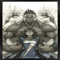 Comics-Miss Marvel i Hulk-prvaci zidni poster, 14.725 22.375