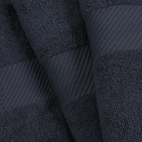 Egipatski pamučni set ručnika u crnoj boji