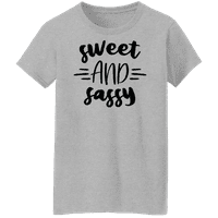 Grafička Amerika smiješna Sweet & Sassy citat ženska grafička majica