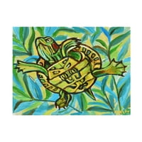 ROBERT PHELPS ART Slider Turtle Belly CANVAS ART