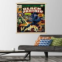 Stripovi-Crna pantera-Naslovnica Zidni plakat u drvenom magnetskom okviru, 22.375 34