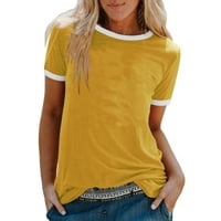 Majice za žene, ženska modna ležerna majica s okruglim vratom s printom, široka majica kratkih rukava, bluza, pulover, Ženske majice