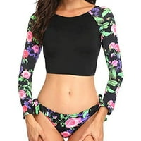 Plus size kupaći kostimi Ženski kupaći kostim modni ženski bikini s printom push-up mekani kupaći kostim set odjeće za plažu