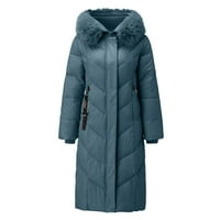 Ženske jakne, dugi zimski kaput, prsluk, tople dukserice, kaput s ovratnikom i džepovima, prošivena ležerna jakna