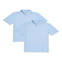 Polo majica za dječake u školskoj uniformi, 2 pakiranja, veličine 4-18
