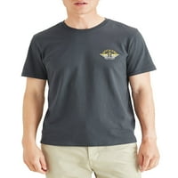 Muška majica s grafičkim printom u donjem dijelu